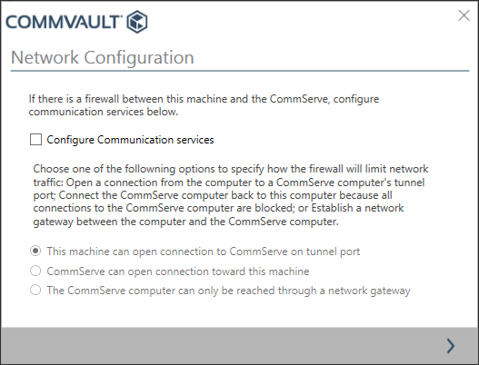 embd_Installing the Standby CommServe Host procedure (2)