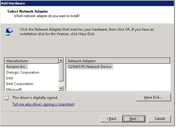 Installing Drivers Manually for HotAdd Replication (4)