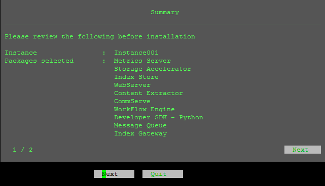 Installing the Production CommServe Host on Linux (11)