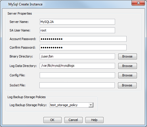 Changing the Log Directory for MySQL
