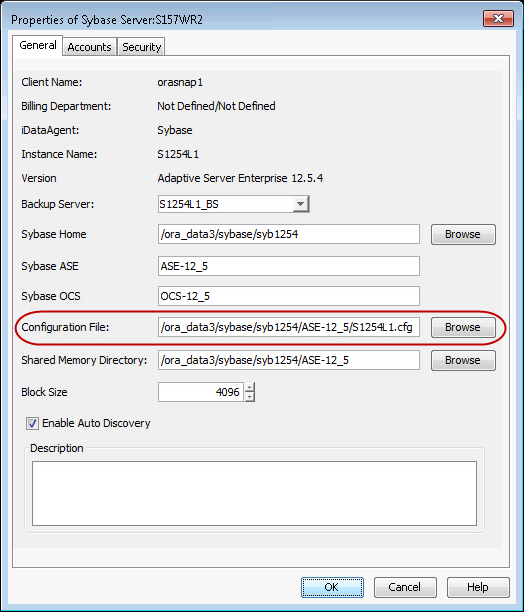 Changing the Configuration File